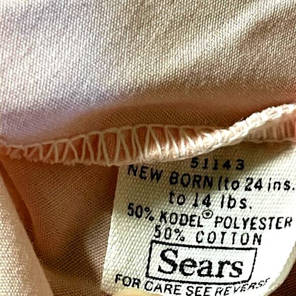 Sears Vintage Pink Lace Accent Dress for your Newborn - Picture 9 of 10